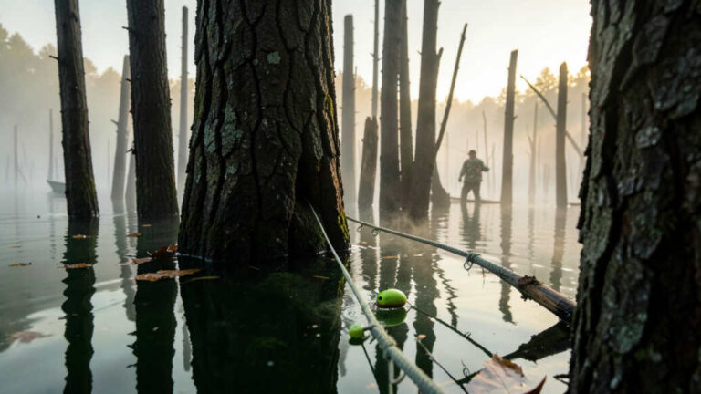 Bass Fishing Standing Timber: Vertical Presentation Tactics