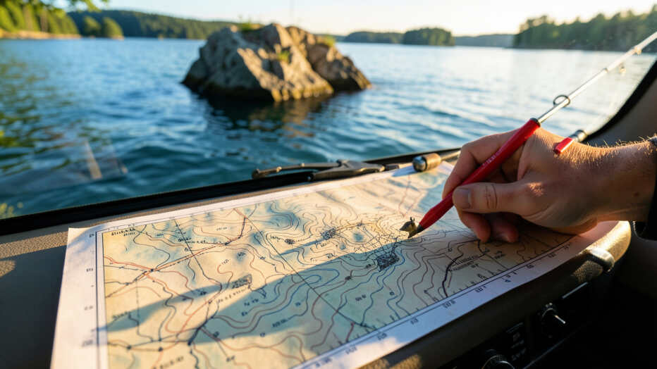 Bass On Main Lake Points: Reading Maps Like A Pro Angler