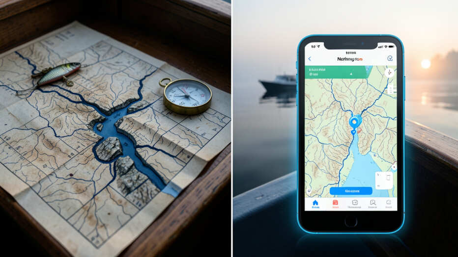 Comparing Digital vs. Paper Topo Maps for Bass Fishing
