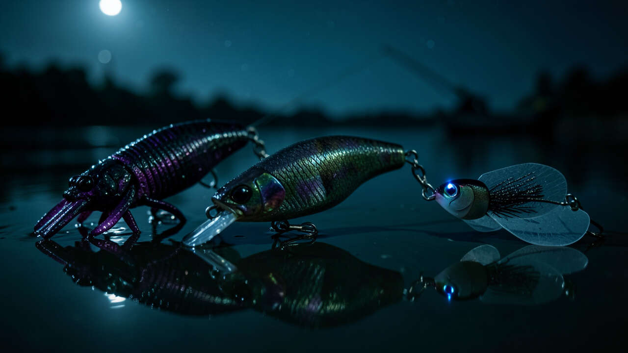 Comparing Lures for Night Bass Fishing
