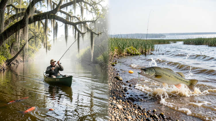 Comparing Tidal Bass Fishing Methods