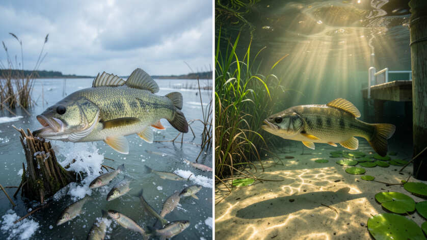Comparison: Early Spring Bass vs. Summer Bass