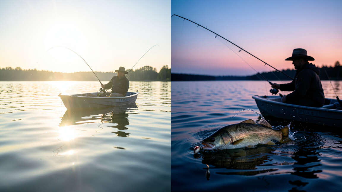 Comparison: Midday vs. Low-Light Bass Feeding