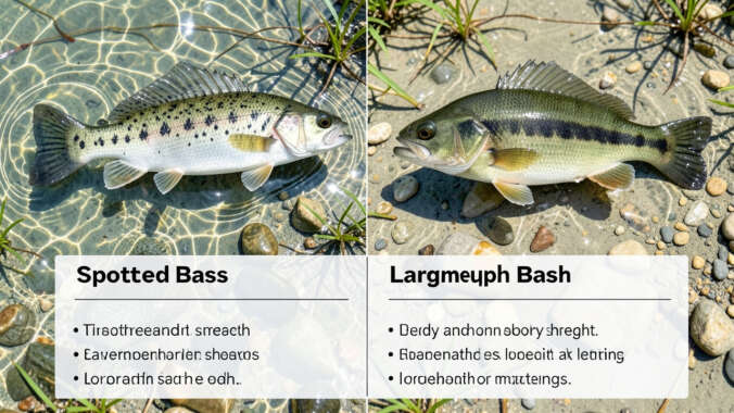 Comparison Table: Spotted Bass vs. Largemouth Bass