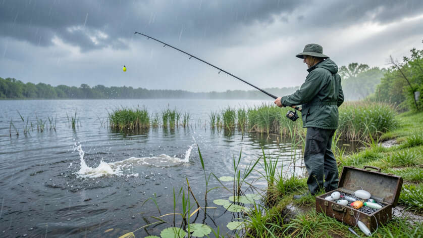 Effective Techniques for Rainy Day Bass Fishing