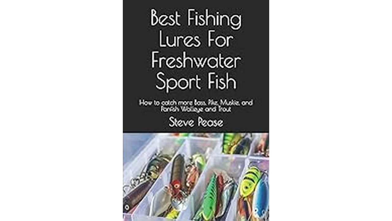 The image shows a collection of popular bass fishing lures, part of a test of the best lures.