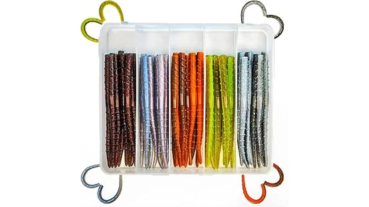 Most Popular 6 Best Soft Plastic Worms for Bass: Senkos, Sti