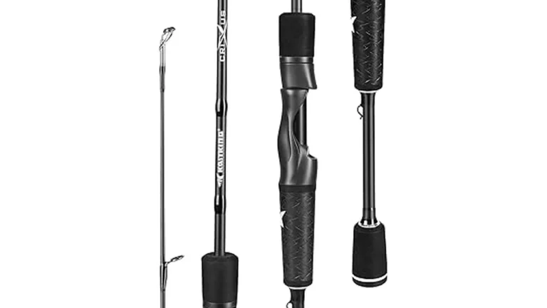 This image shows four premium spinning rods, highlighting the top-rated options reviewed over $200.