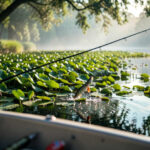 Fishing Lily Pads For Bass: Punching, Frogging, Pitching