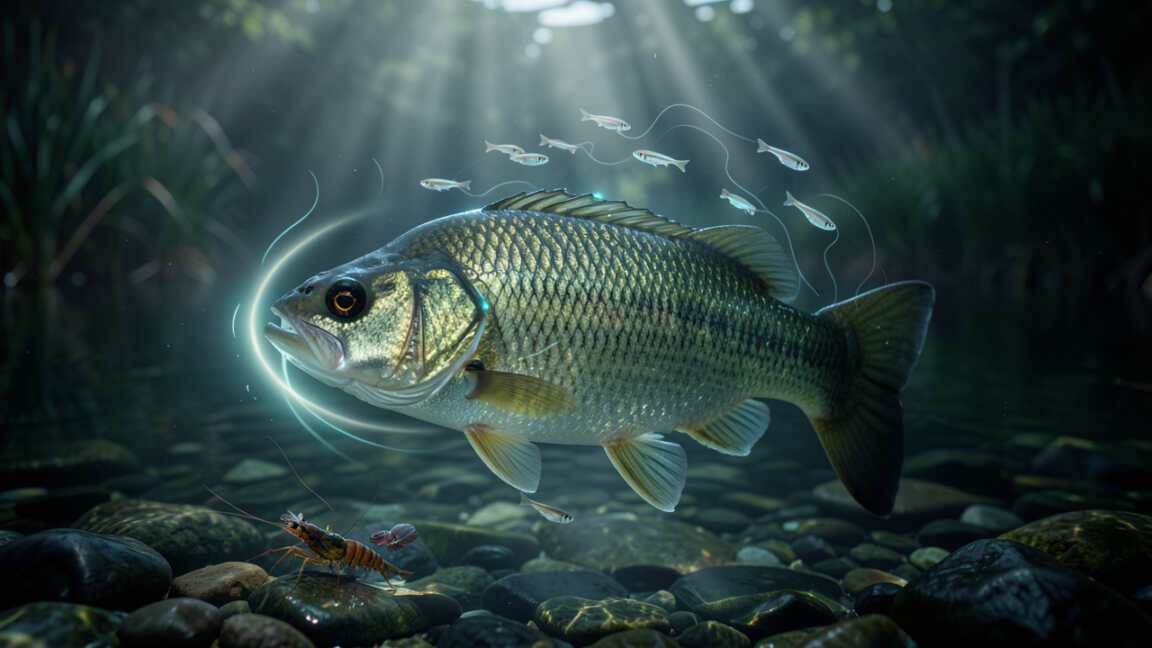 How Bass Use Their Senses Together