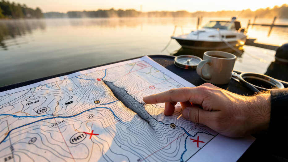 How to Read Contour Lines for Fishing Success