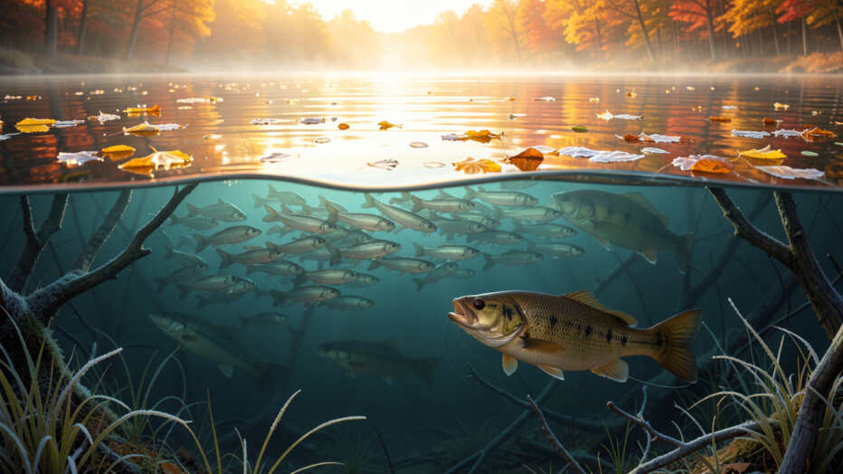 How Water Temperature Influences Shad and Bass Behavior