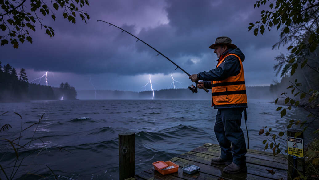 Safety First: Fishing Responsibly Before a Storm