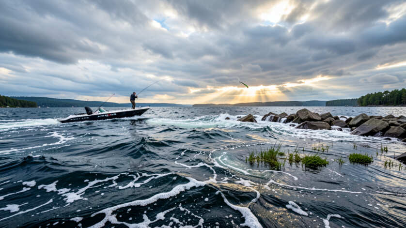 Strategic Fishing Locations in Wind