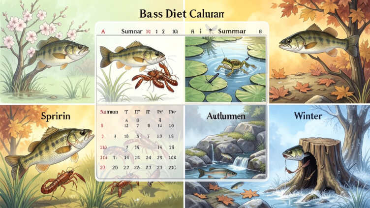 The Bass Diet Calendar: What Bass Eat Through The Seasons