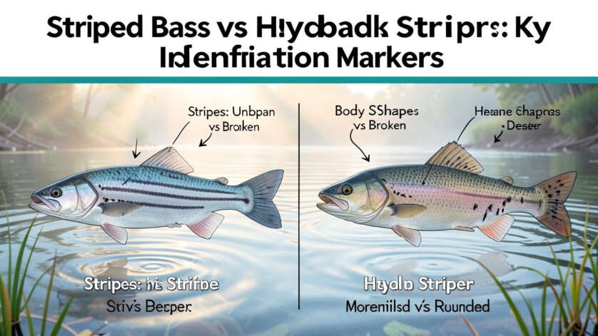 Understanding the Differences: Striped Bass vs Hybrid Striper