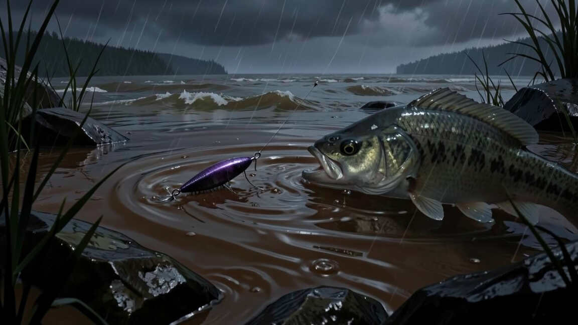 When Bass Fishing Muddy Water: Color, Vibration, and Noise Tips Fail