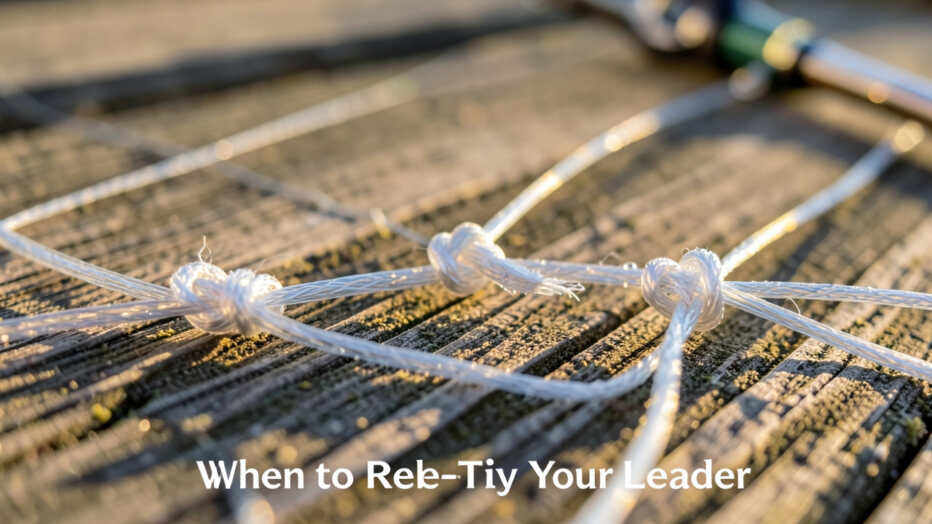 When to Re-Tie Your Leader