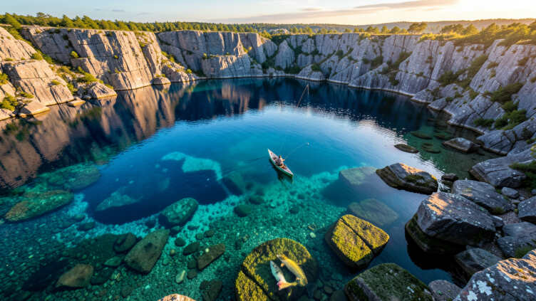 Why Deep, Clear Water Matters for Pit and Quarry Bass